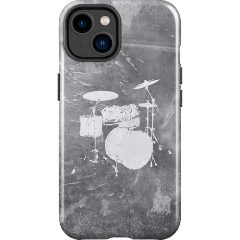 Faded Drumset iPhone 15 Impact Case