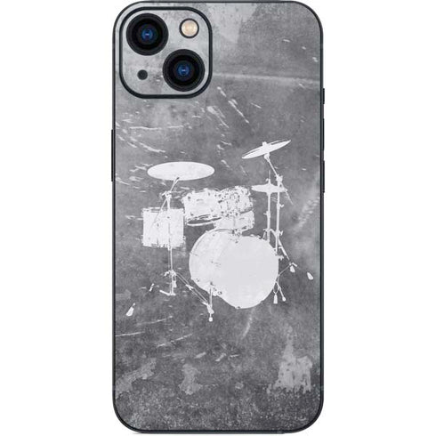 Faded Drumset iPhone 15 Skin