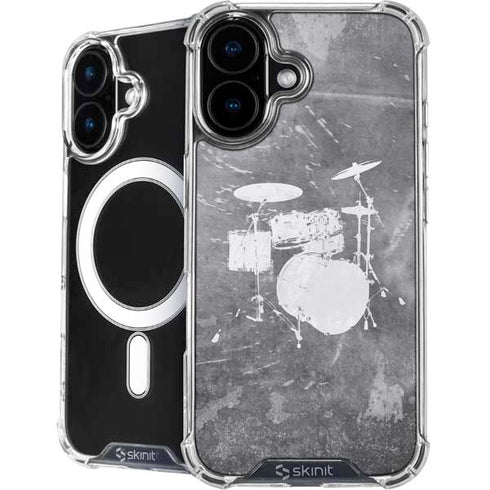 Faded Drumset iPhone 16 Plus MagSafe Case