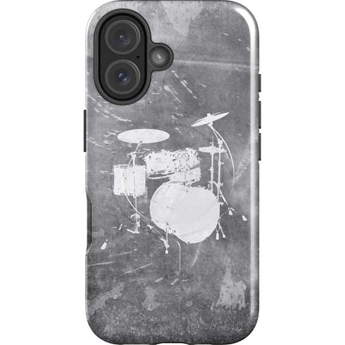 Faded Drumset iPhone 16 Plus Magsafe Impact Case