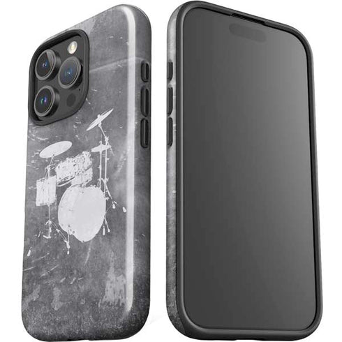Faded Drumset iPhone 16 Pro Impact Case