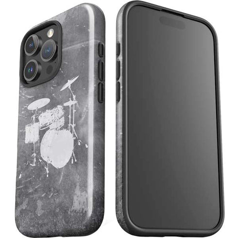 Faded Drumset iPhone 16 Pro Max Impact Case