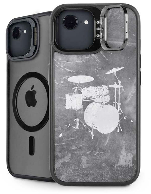 Faded Drumset iPhone 16e Kickstand Case