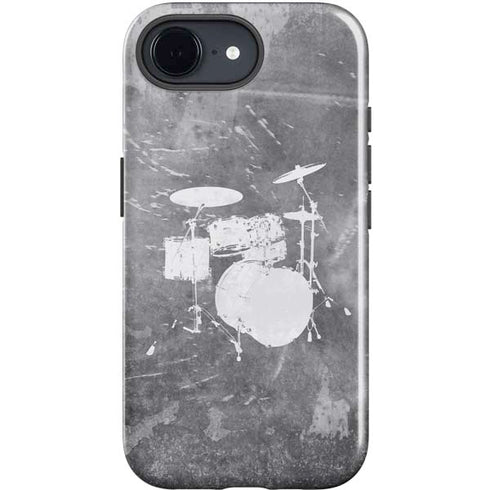 Faded Drumset iPhone 16e Impact Case