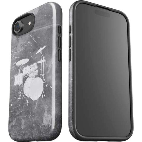 Faded Drumset iPhone 16e Impact Case