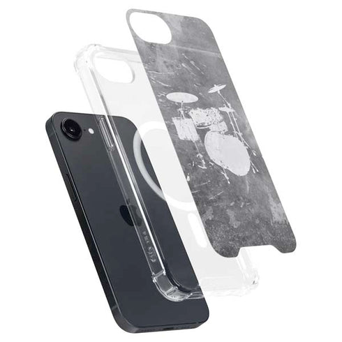 Faded Drumset iPhone 16e MagSafe Case
