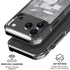 Faded Drumset iPhone 18 Pro Clear Case