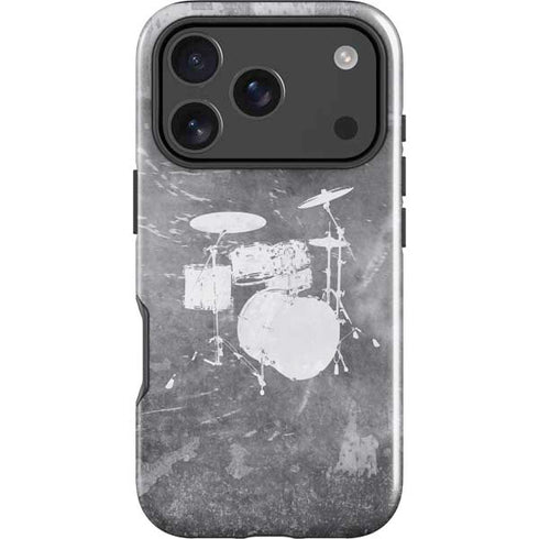 Faded Drumset iPhone 18 Pro Max Impact Case