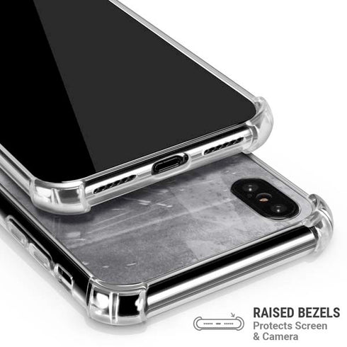 Faded Drumset iPhone X/XS Clear Case