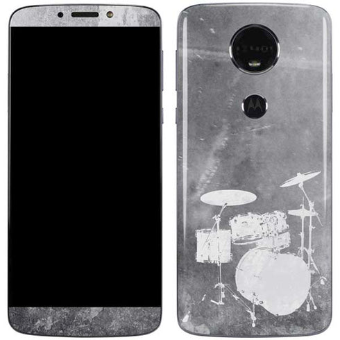 Faded Drumset Moto E5 Plus Skin