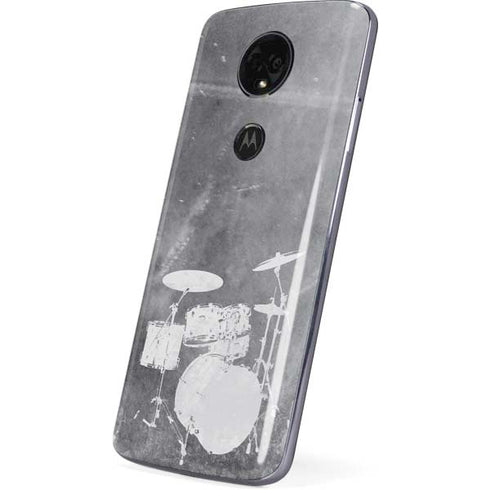 Faded Drumset Moto E5 Plus Skin
