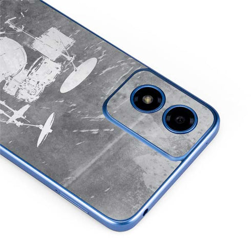 Faded Drumset Moto G Play 4G (2024) Skin