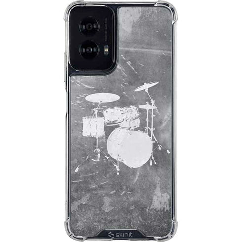 Faded Drumset Moto G Power 5G (2024) Clear Case