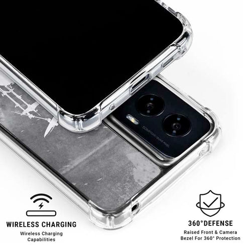 Faded Drumset Moto G Power 5G (2024) Clear Case
