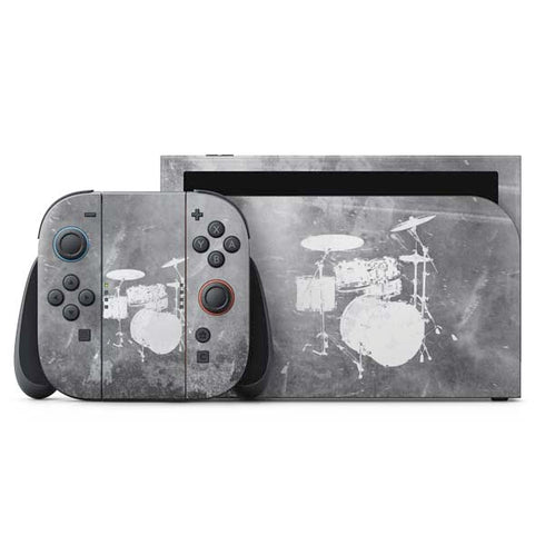 Faded Drumset Nintendo Skins