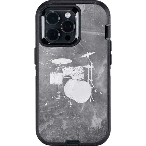 Faded Drumset Otterbox Defender iPhone Skin