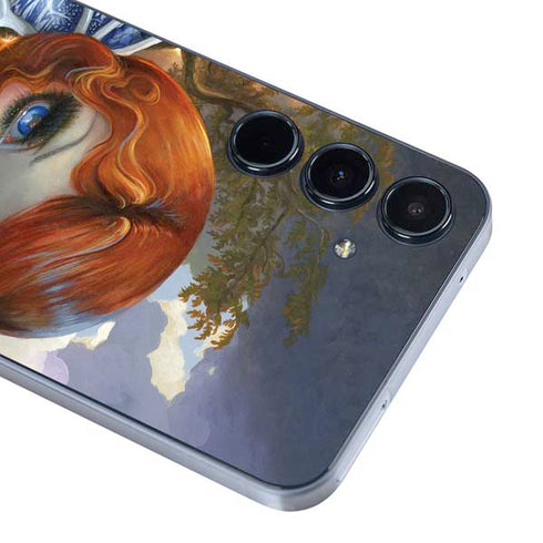 Fairy and Dragons with White and Blue Porcelain Wings by Jasmine Becket-Griffith Galaxy A55 5G Skin