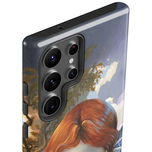 Fairy and Dragons with White and Blue Porcelain Wings by Jasmine Becket-Griffith Galaxy S23 Ultra Pro Case