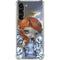 Fairy and Dragons with White and Blue Porcelain Wings by Jasmine Becket-Griffith Galaxy S24 FE Clear Case