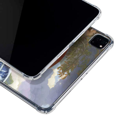 Fairy and Dragons with White and Blue Porcelain Wings by Jasmine Becket-Griffith iPad Pro 11in (2024) Clear Case