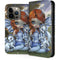 Fairy and Dragons with White and Blue Porcelain Wings by Jasmine Becket-Griffith iPhone 14 Pro Folio Case