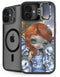 Fairy and Dragons with White and Blue Porcelain Wings by Jasmine Becket-Griffith iPhone 16 Plus Kickstand Case