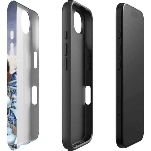 Fairy and Dragons with White and Blue Porcelain Wings by Jasmine Becket-Griffith iPhone 16e Impact Case