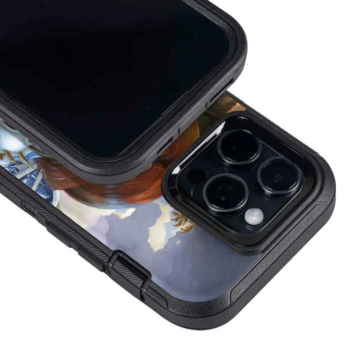 Fairy and Dragons with White and Blue Porcelain Wings by Jasmine Becket-Griffith Otterbox Defender iPhone Skin