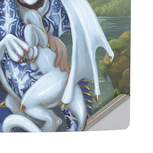 Fairy and Dragons with White and Blue Porcelain Wings by Jasmine Becket-Griffith PS5 Pro Disk Console Skin