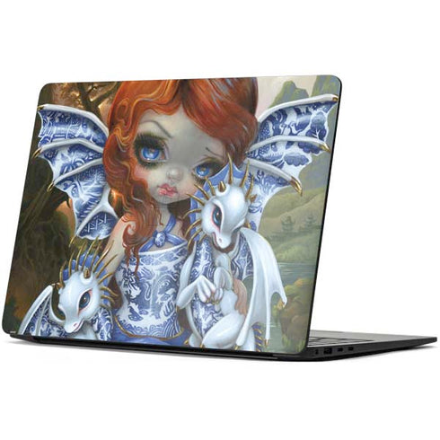Fairy and Dragons with White and Blue Porcelain Wings by Jasmine Becket-Griffith Surface Laptop 7 13.8in Skin