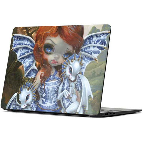 Fairy and Dragons with White and Blue Porcelain Wings by Jasmine Becket-Griffith Surface Laptop 7 15in Skin