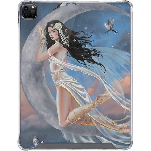 Fairy on Moon with Birds by Nene Thomas iPad Cases