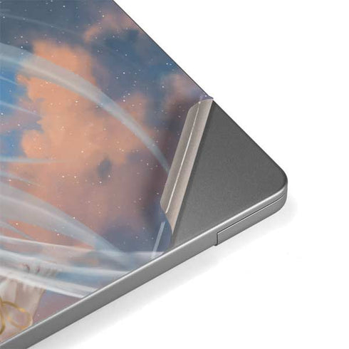 Fairy on Moon with Birds by Nene Thomas Apple MacBook Pro 14-inch Skin