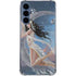 Fairy on Moon with Birds by Nene Thomas Galaxy A55 5G Clear Case