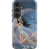 Fairy on Moon with Birds by Nene Thomas Galaxy S25 Impact Case