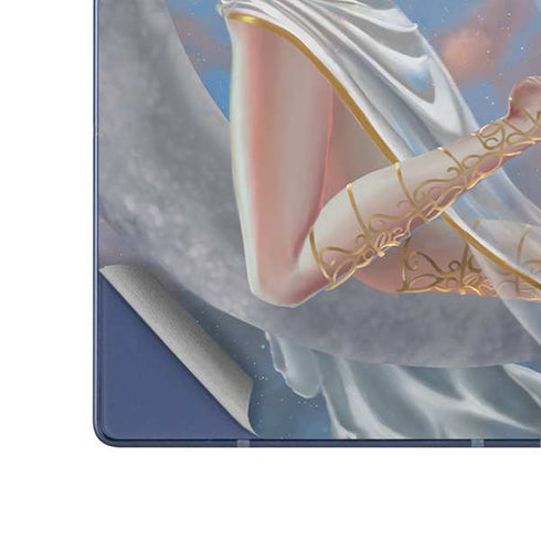Fairy on Moon with Birds by Nene Thomas Galaxy Z Fold6 Skin