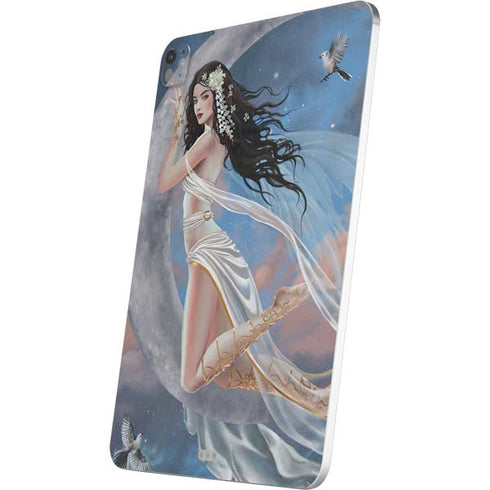 Fairy on Moon with Birds by Nene Thomas iPad Pro 13in M4 (2024) Skin