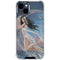 Fairy on Moon with Birds by Nene Thomas iPhone 15 Clear Case