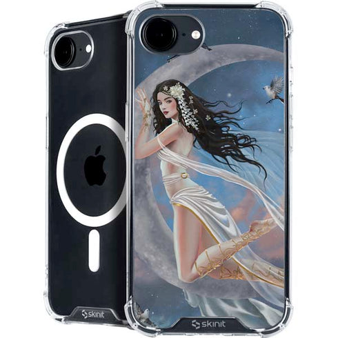 Fairy on Moon with Birds by Nene Thomas iPhone 16e MagSafe Case