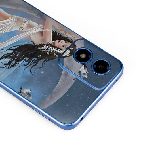 Fairy on Moon with Birds by Nene Thomas Moto G Play 4G (2024) Skin