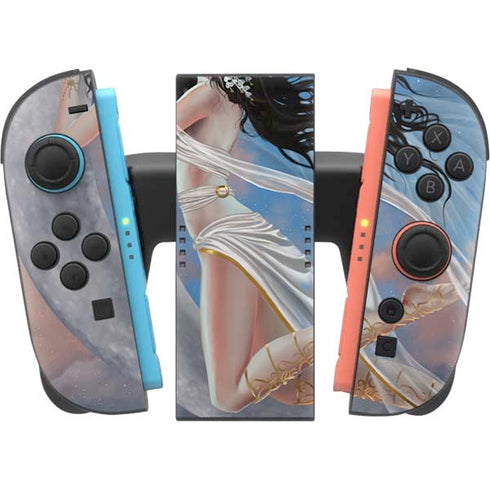 Fairy on Moon with Birds by Nene Thomas Nintendo Switch 2 (2025) Joy-Con Controller Skin