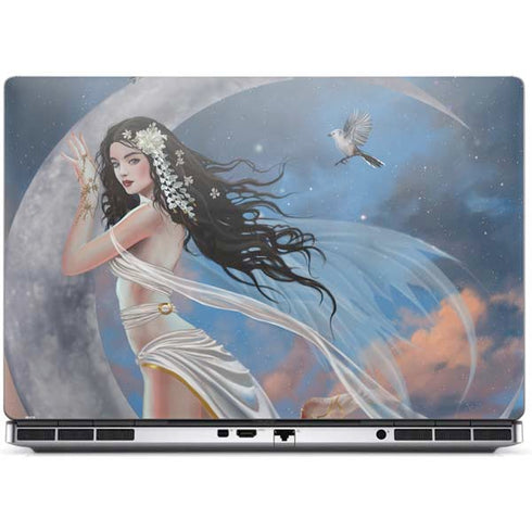 Fairy on Moon with Birds by Nene Thomas Dell Precision Skin