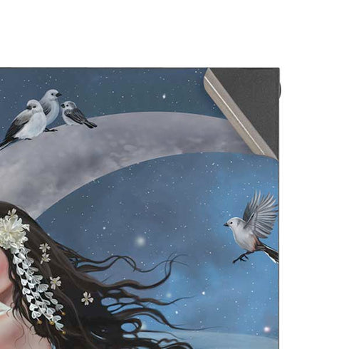 Fairy on Moon with Birds by Nene Thomas XBox Series X Digital Edition Console Skin