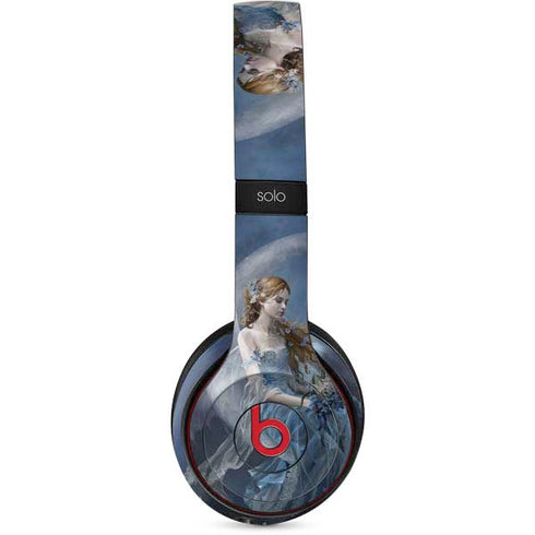 Fairy with Black Cat Sitting on Moon by Nene Thomas Beats Solo 3 Wireless Skin