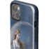 Fairy with Black Cat Sitting on Moon by Nene Thomas iPhone 15 Impact Case