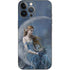 Fairy with Black Cat Sitting on Moon by Nene Thomas iPhone 15 Pro Max Skin