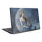 Fairy with Black Cat Sitting on Moon by Nene Thomas Dell Latitude Skin