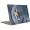 Fairy with Black Cat Sitting on Moon by Nene Thomas Apple MacBook Air Skin