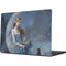 Fairy with Black Cat Sitting on Moon by Nene Thomas Apple MacBook Pro 14-inch Skin