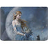 Fairy with Black Cat Sitting on Moon by Nene Thomas Apple MacBook Pro 16-inch Skin